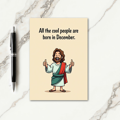 Joyful Figure Birthday Card
