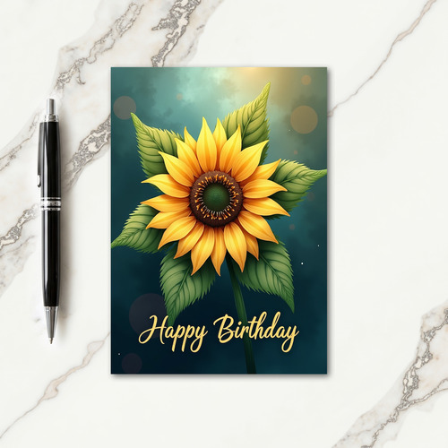 Joyful Floral Bloom Card