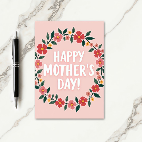 Joyful Floral Greeting Card
