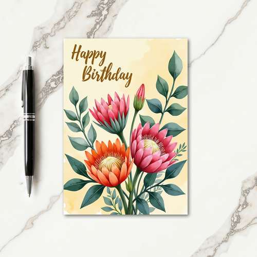 Joyful Floral Watercolor Card