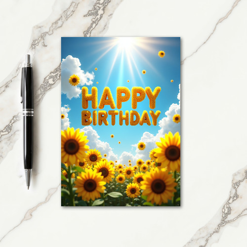 Joyful Florets Birthday Card