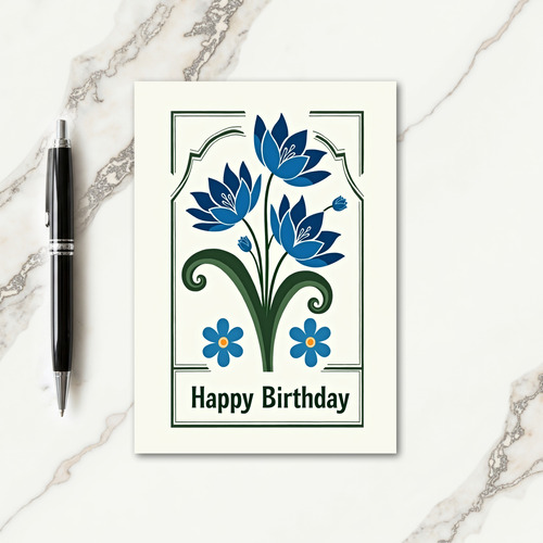 Joyful Framed Blossom Card