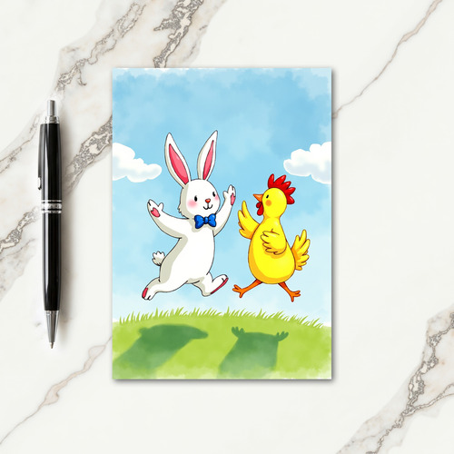 Joyful Friends Animated Leap Card
