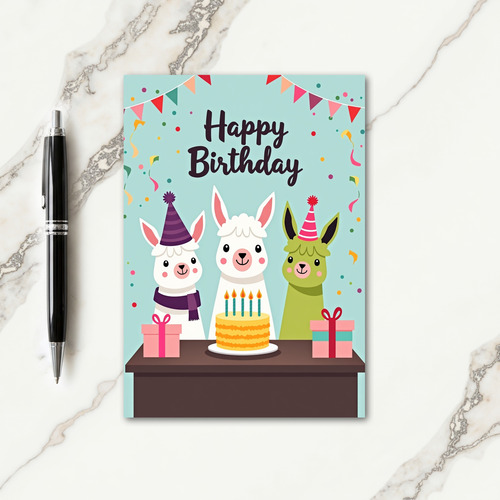 Joyful Friends Birthday Card