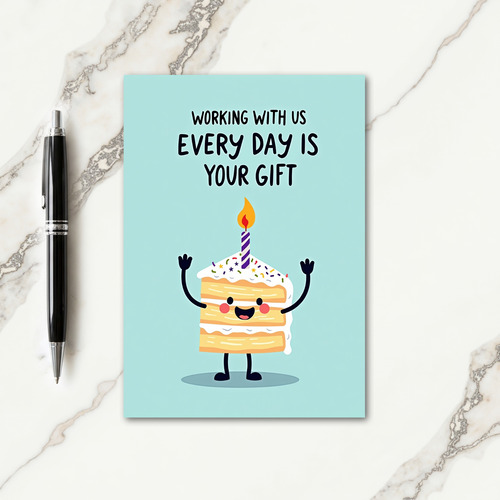 Joyful Frosted Birthday Card