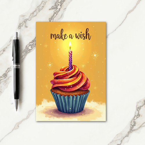 Joyful Frosted Cake Card