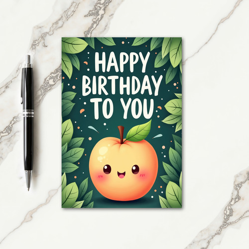 Joyful Fruit Birthday Card