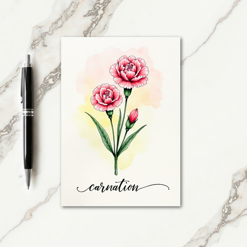 Joyful Fuchsia Floral Card