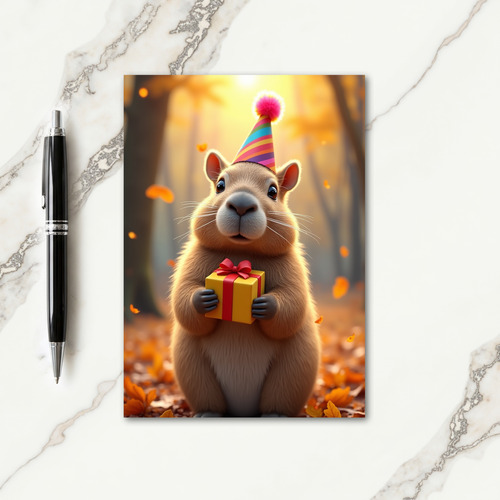 Joyful Furry Friend Birthday Card