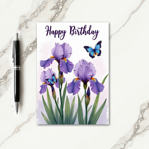 Joyful Garden Birthday Card