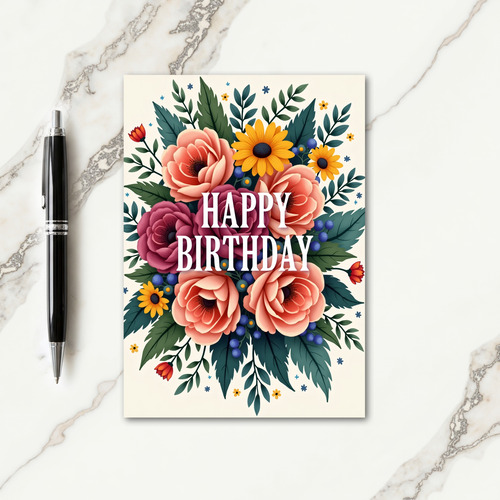 Joyful Garden Bloom Card