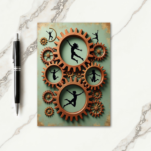 Joyful Gears Christmas Card