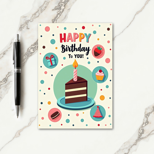 Joyful Gifts Birthday Card