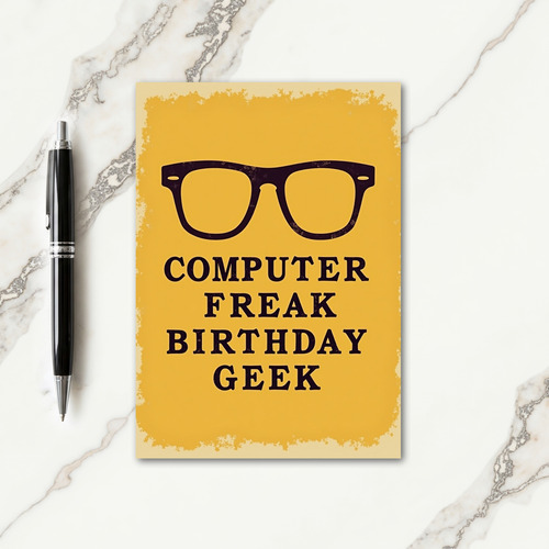 Joyful Glasses Birthday Card
