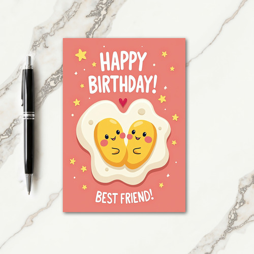Joyful Golden Forms Birthday Card