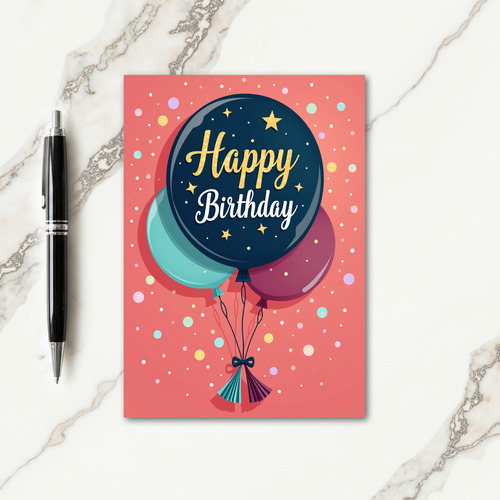 Joyful Golden Orb Card