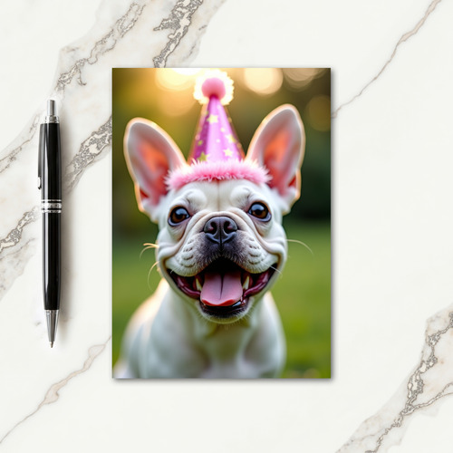 Joyful Golden Puppy Card