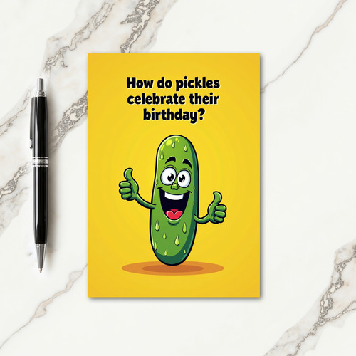 Joyful Green Character Card