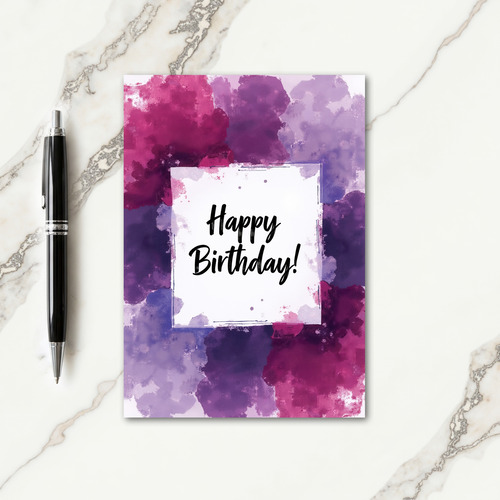 Joyful Hand Lettered Birthday Card