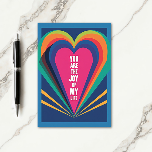 Joyful Heart Birthday Card