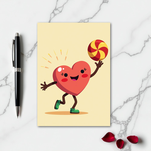 Joyful Heart Lollipop Fun Card