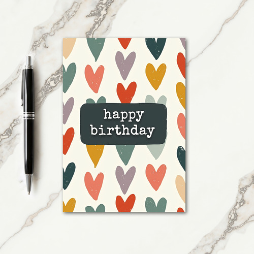 Joyful Heart Pattern Card