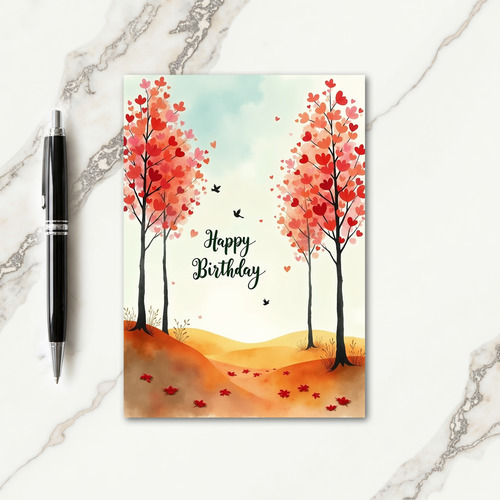 Joyful Hearts Landscape Card