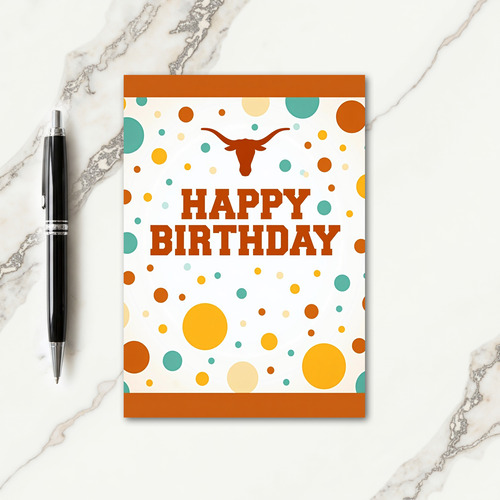 Joyful Horned Animal Card