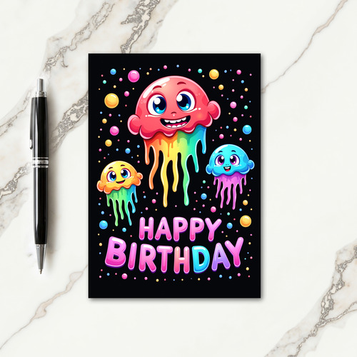 Joyful Jelly Birthday Card