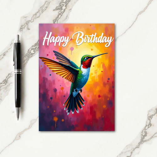 Joyful Jewel Bird Card