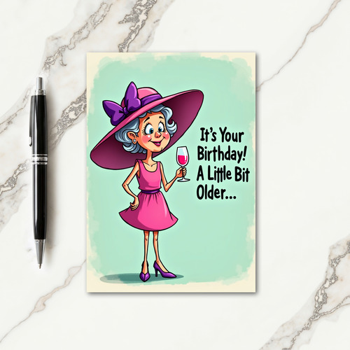 Joyful Ladys Birthday Card