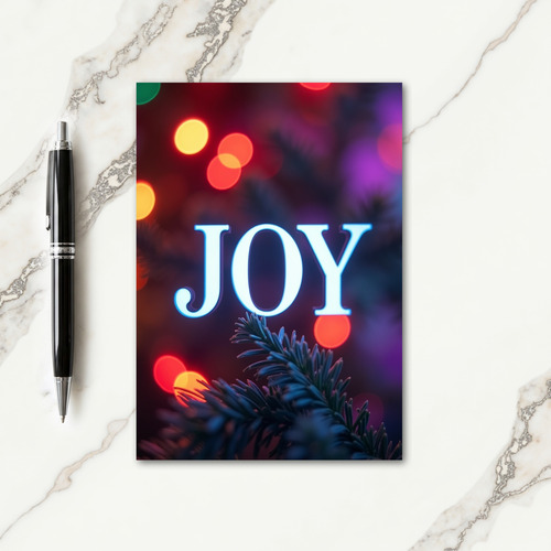 Joyful Light Christmas Card