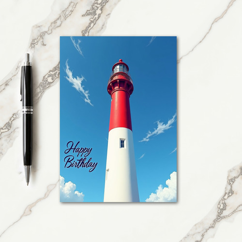 Joyful Lighthouse Birthday Card