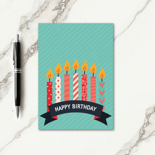 Joyful Lights Birthday Card