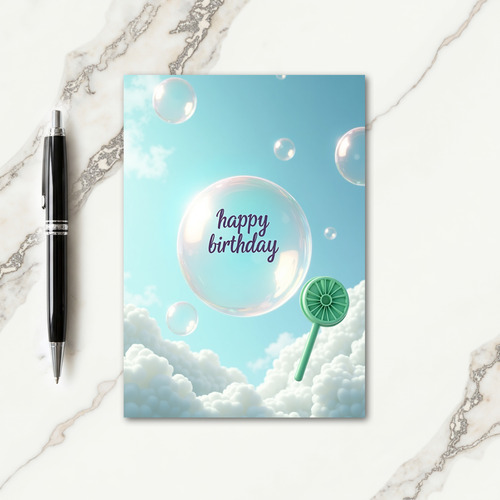 Joyful Luminous Sphere Card
