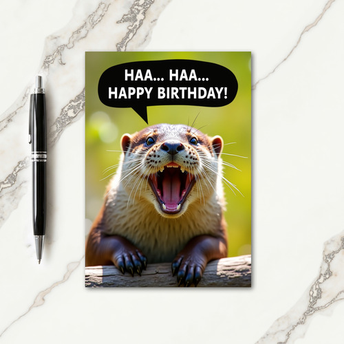 Joyful Mammal Birthday Card