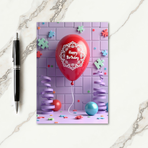 Joyful Mandala Sphere Card