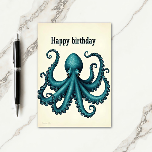 Joyful Marine Creature Card