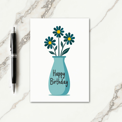 Joyful Minimalist Bloom Card