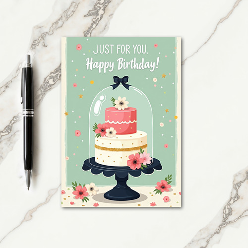 Joyful Mint Birthday Card