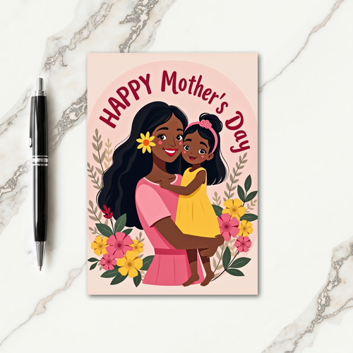 Joyful Mother Child Card