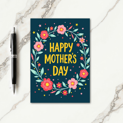 Joyful Mothers Day Art Card