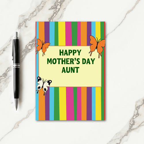 Joyful Mothers Day Aunt Card