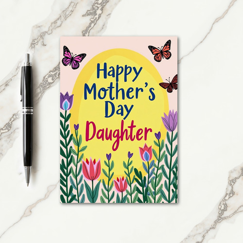 Joyful Mothers Day Daughter Card