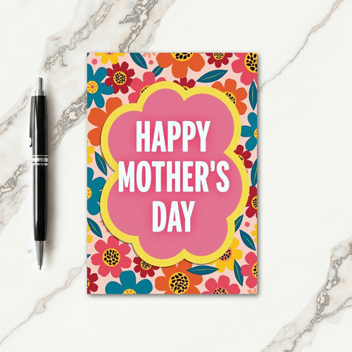 Joyful Mothers Day Design Card