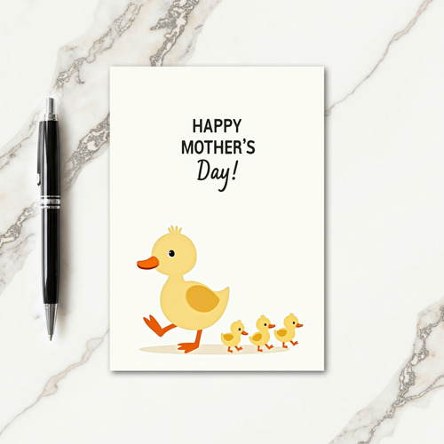 Joyful Mothers Day Duck Card