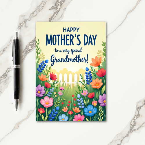 Joyful Mothers Day Garden Card