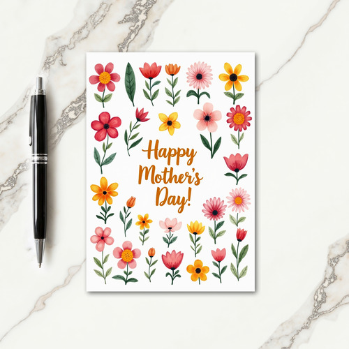 Joyful Mothers Day Paint Card