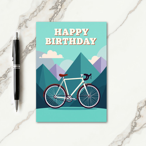 Joyful Mountain Birthday Card