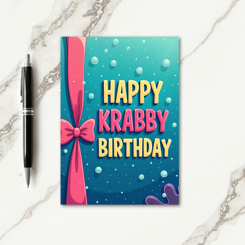 Joyful Ocean Birthday Card